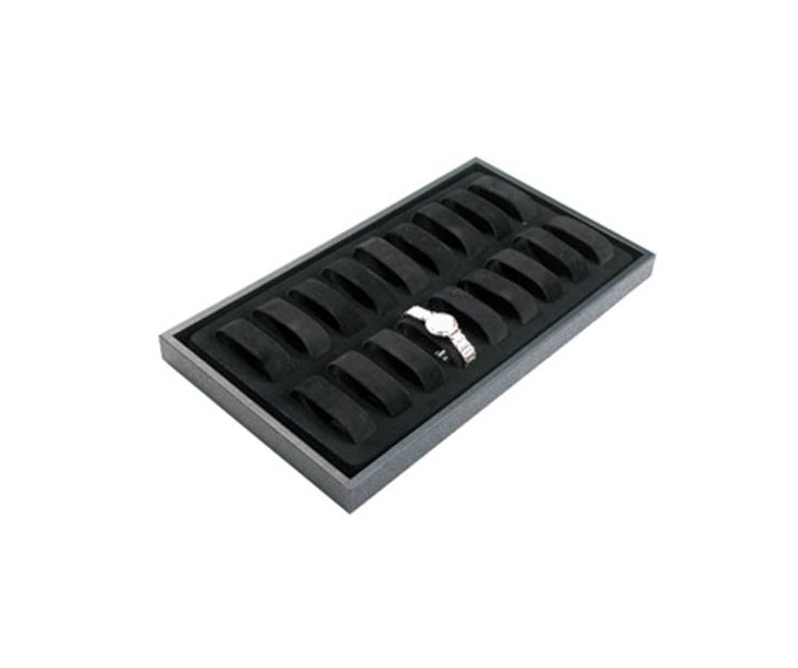 18 pc Watch Display Tray 14 3/4 x 8 1/4 x - Default Title