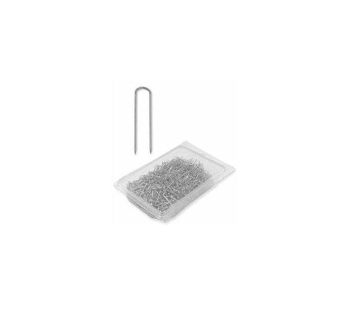 100 Silver U-pins (1C) - Default Title