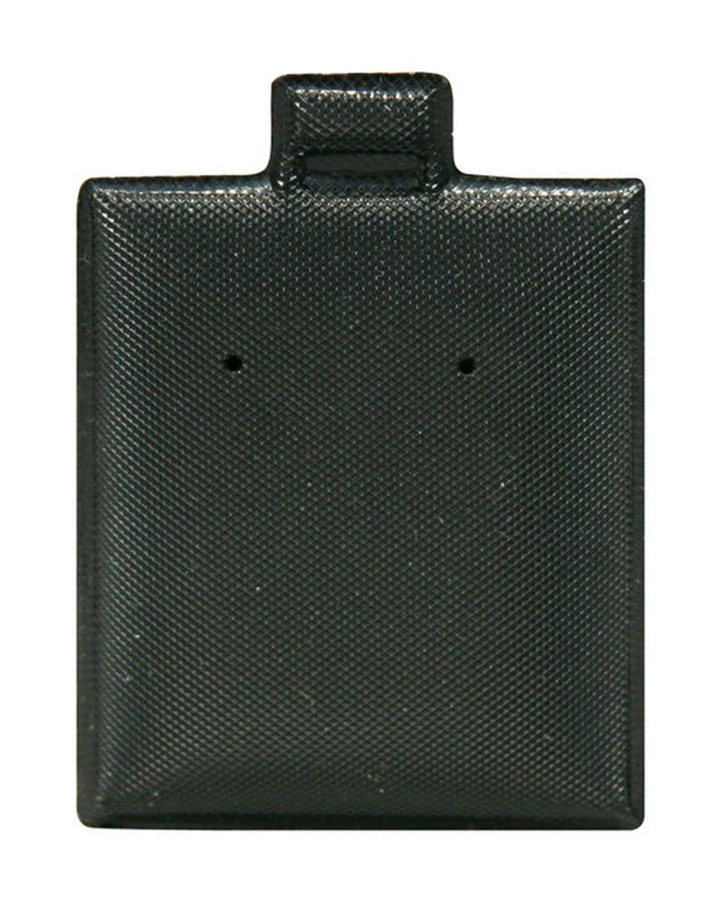 Black Puff Pads - Plain (2 Hole) -100