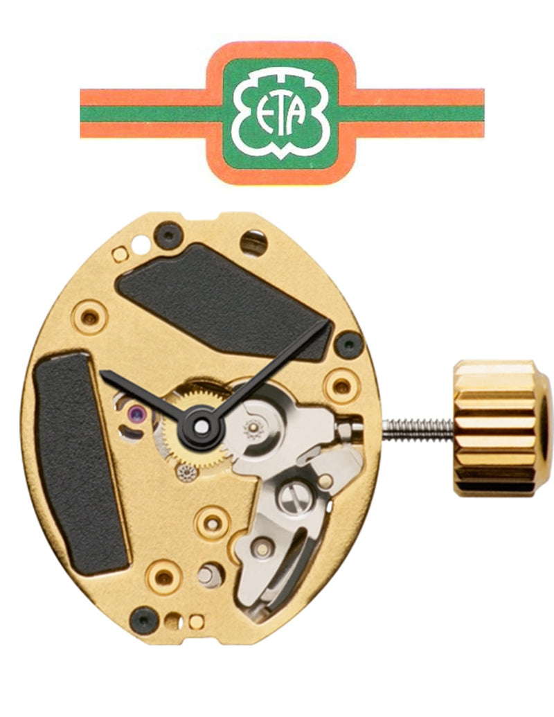 ETA 901.001-H0 (5 1/2 x 6 3/4 Ligne) Quartz Movement - Default Title