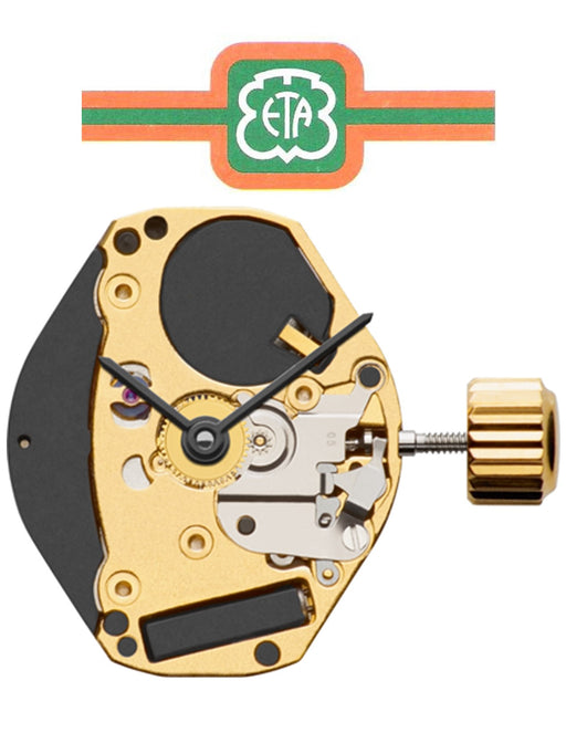 ETA 902.002 (6 3/4 x 8 Ligne) Quartz Movement - Default Title
