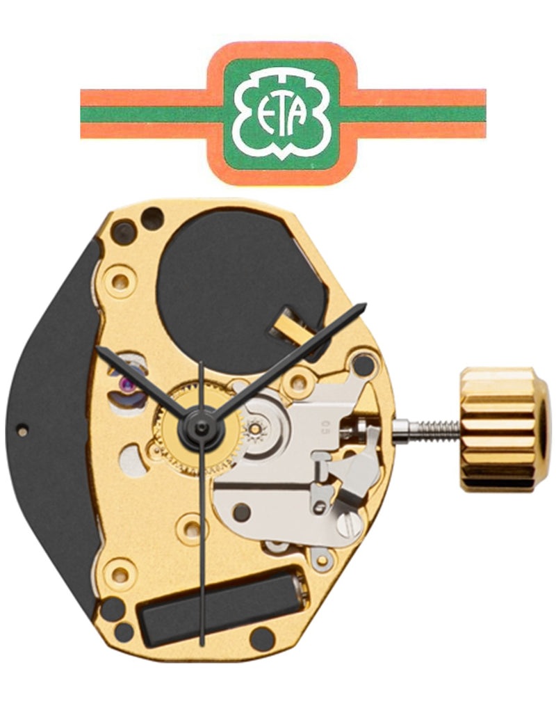 ETA 902.101 (6 3/4 x 8 Ligne) Quartz Movement - Default Title