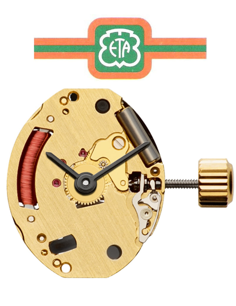ETA 976.001 (5 x 6 3/4 Ligne) Quartz Movement - Default Title