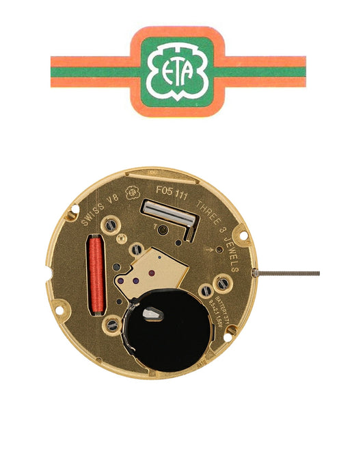 ETA F05.111-H0 (10 1/2 Ligne) Quartz Movement - Default Title