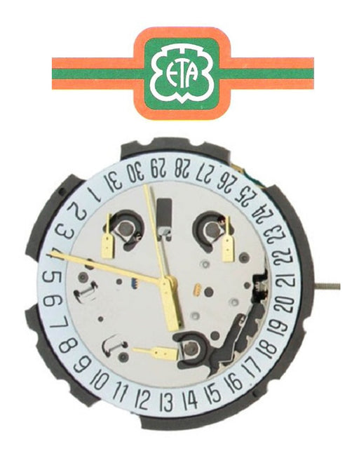 ETA G10.212-D6 (13 1/4 Ligne) Quartz Movement - Default Title