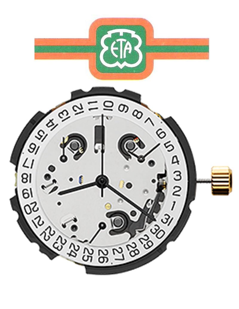 ETA G10.962-D4 (13 1/4 Ligne) Quartz Movement - Default Title