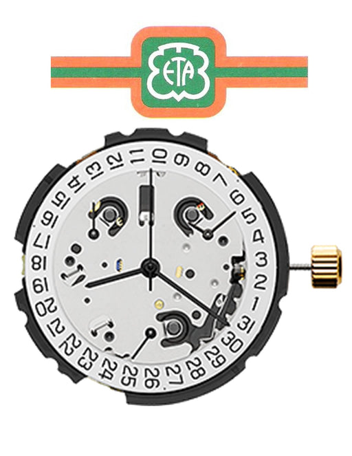ETA G10.962-D4 (13 1/4 Ligne) Quartz Movement - Default Title
