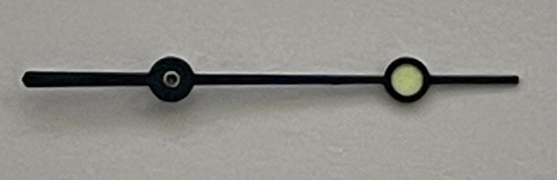 Swp Sec Hand .20 Black Luminous 10.5mm HAN994 - Default Title