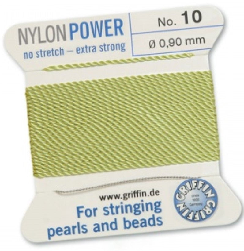 Nylon Bead Cord Jade #10 - Default Title