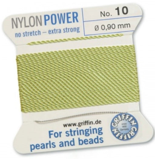 Nylon Bead Cord Jade #10 - Default Title