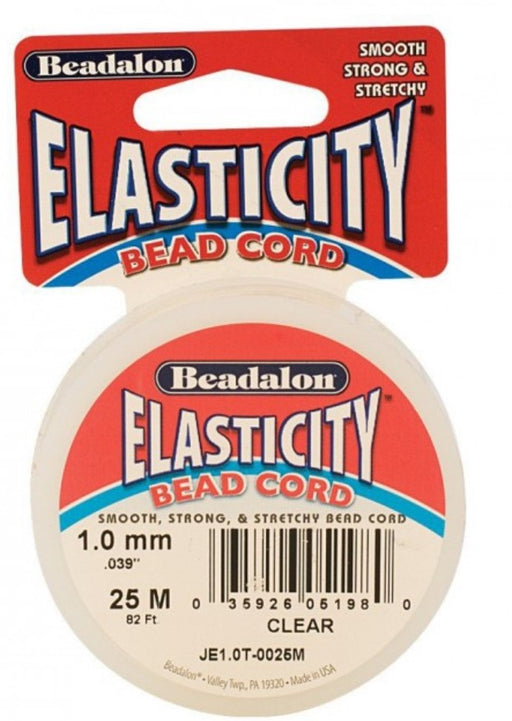 25 meters Stretch Cord 1.0mm Clear - Default Title