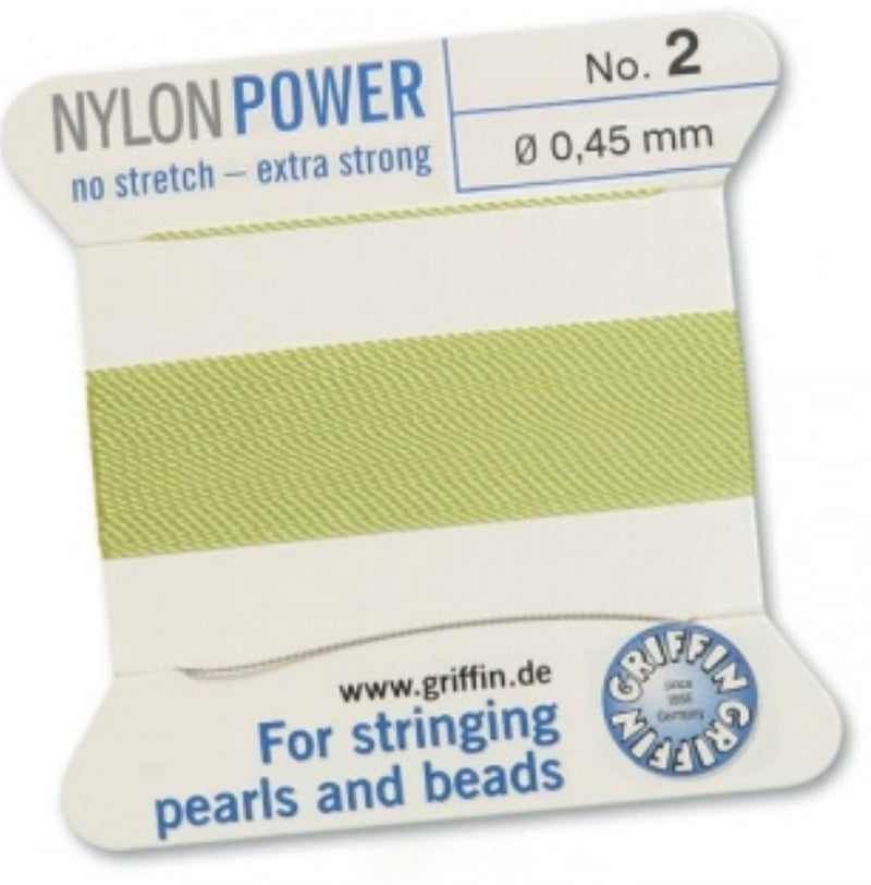 Nylon Bead Cord Jade #02 - Default Title