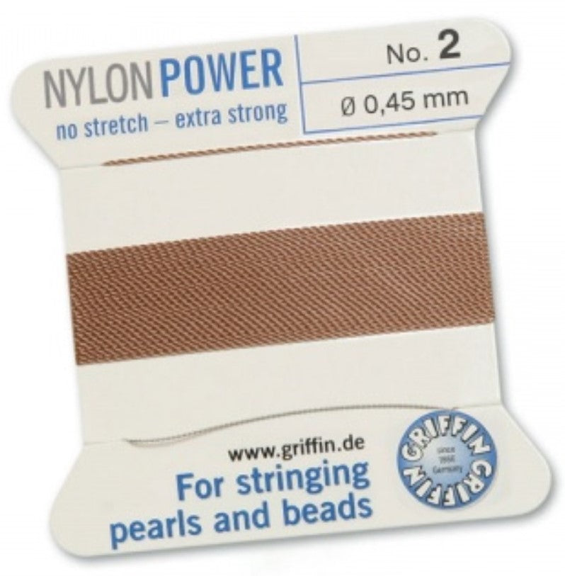 Nylon Bead Cord Cornelian #02 - Default Title