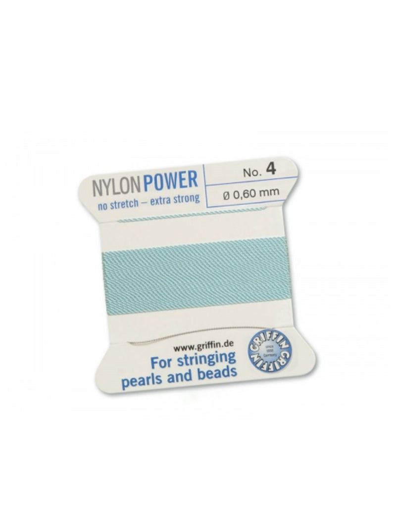Nylon Bead Cord Turquoise #4 - Default Title
