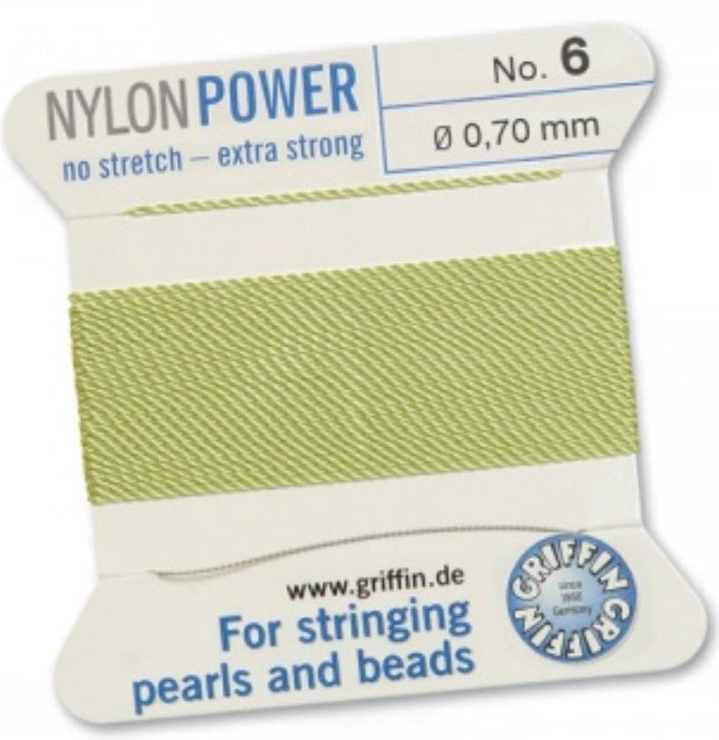 Nylon Bead Cord Jade #06 - Default Title