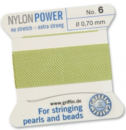 Nylon Bead Cord Jade #06 - Default Title