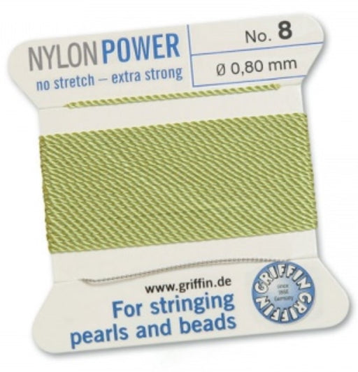 Nylon Bead Cord Jade #08 - Default Title