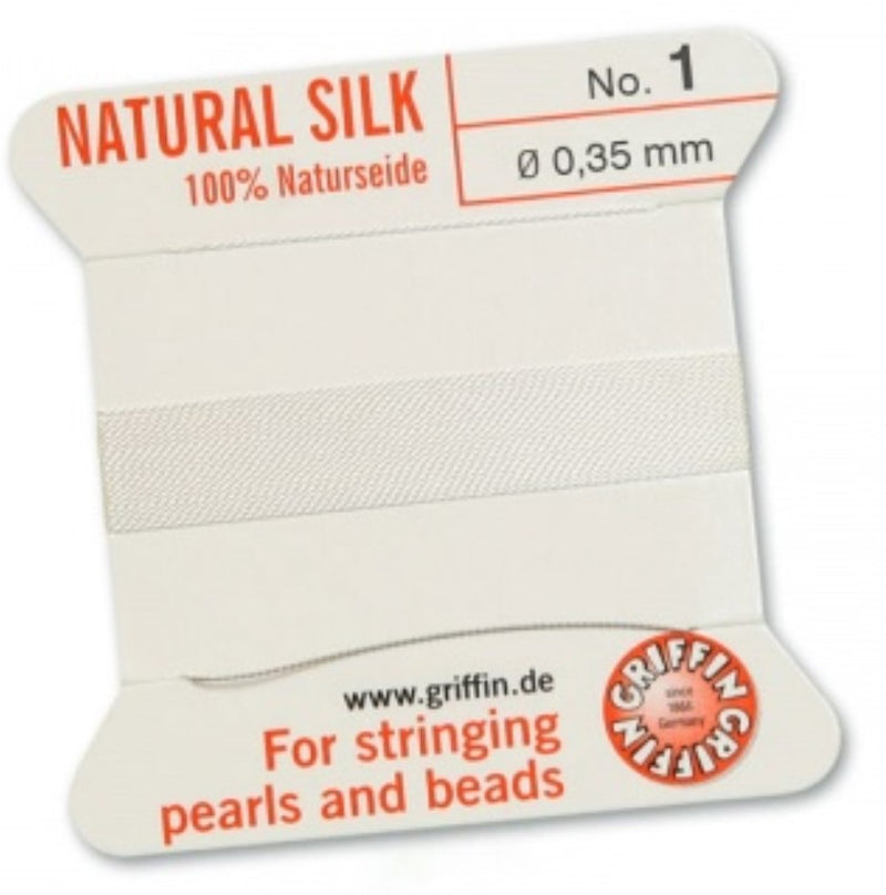 Silk Bead Cord White #1 - Default Title