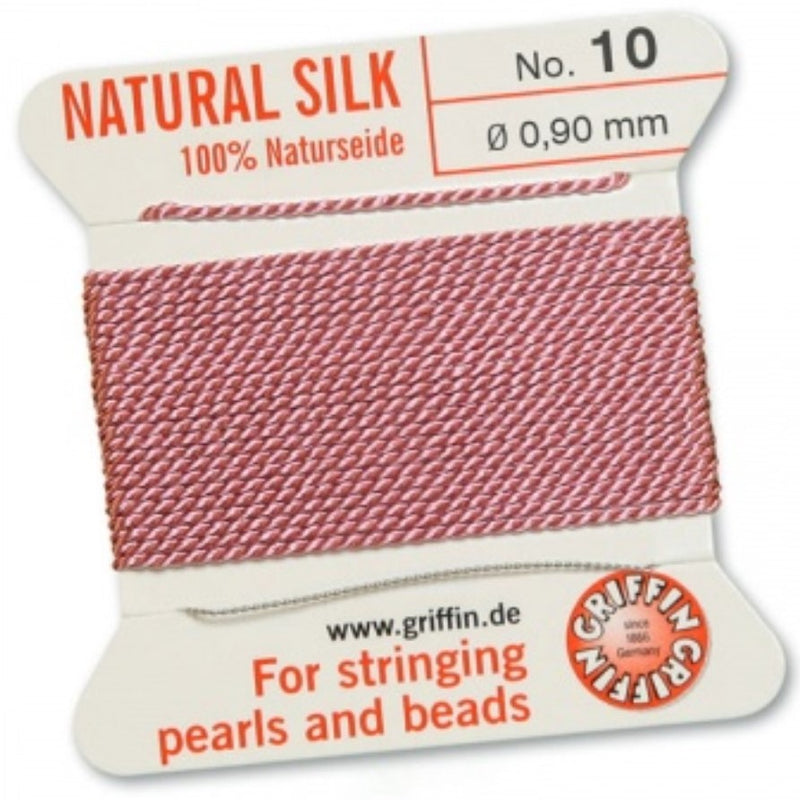 Silk Bead Cord Dark Pink #10 - Default Title
