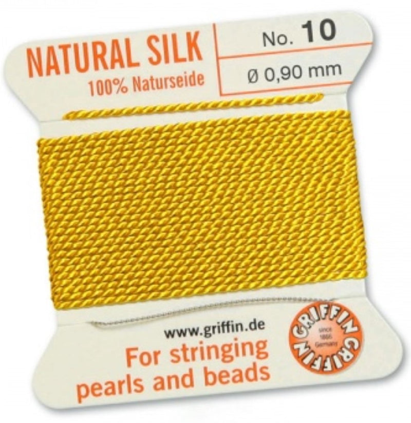 Silk Bead Cord Yellow #10 - Default Title