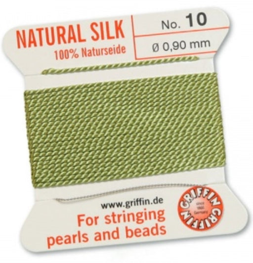 Silk Bead Cord Jade #10 - Default Title