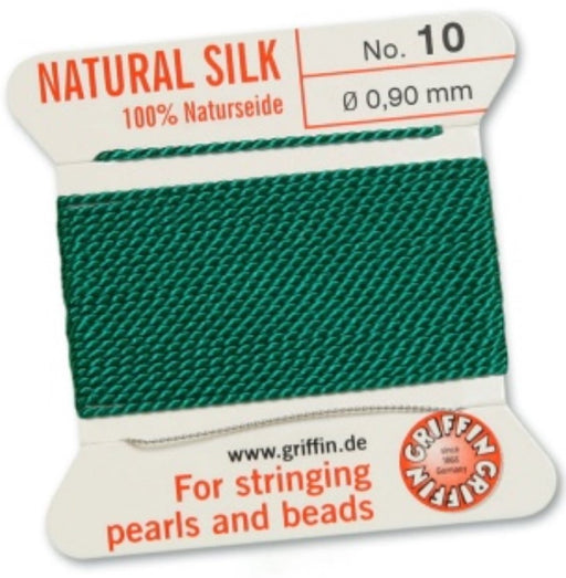 Silk Bead Cord Green #10 - Default Title