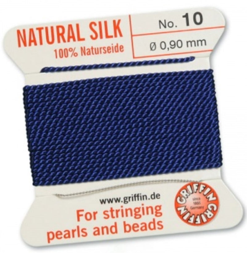 Silk Bead Cord Dark Blue #10 - Default Title