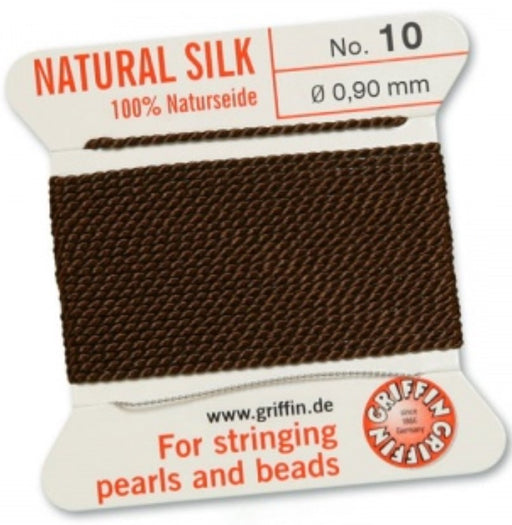 Silk Bead Cord Brown #10 - Default Title