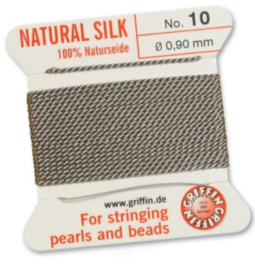 Silk Bead Cord Gray #10 - Default Title