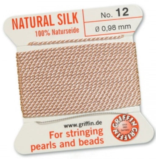 Silk Bead Cord Pink #12 - Default Title