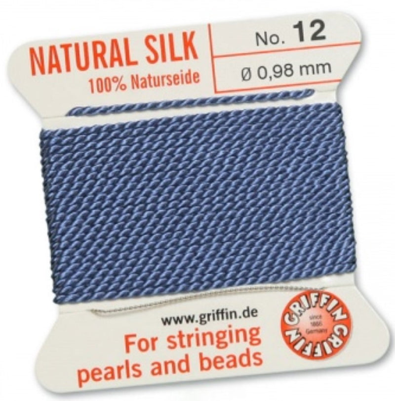 Silk Bead Cord Blue #12 - Default Title