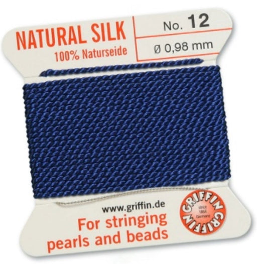 Silk Bead Cord Dark Blue #12 - Default Title