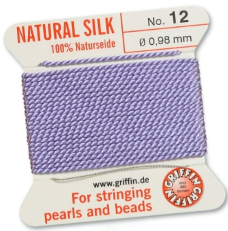 Silk Bead Cord Lilac #12 - Default Title