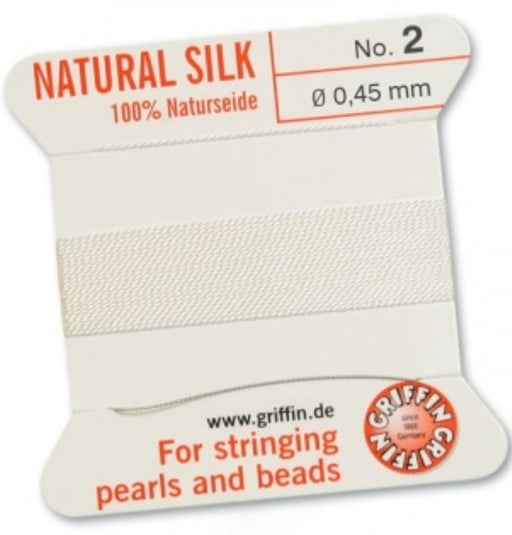 Silk Bead Cord White #2 - Default Title