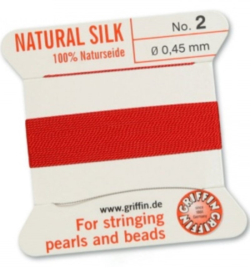 Silk Bead Cord Red #2 - Default Title