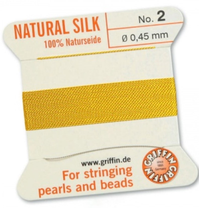 Silk Bead Cord Yellow #2 - Default Title
