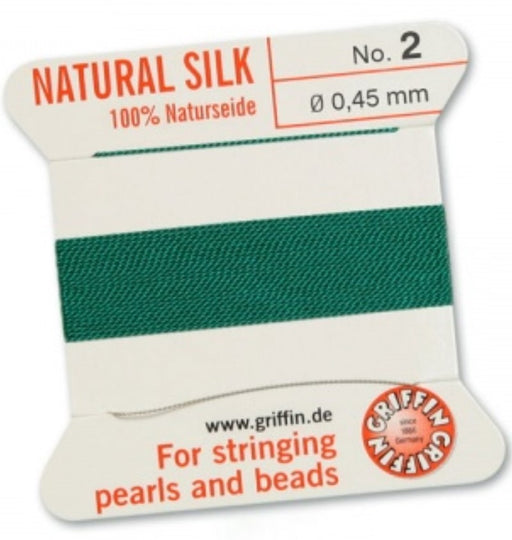 Silk Bead Cord Green #2 - Default Title