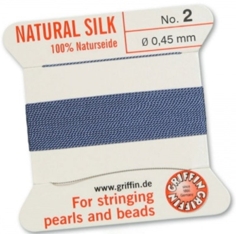 Silk Bead Cord Blue #2 - Default Title