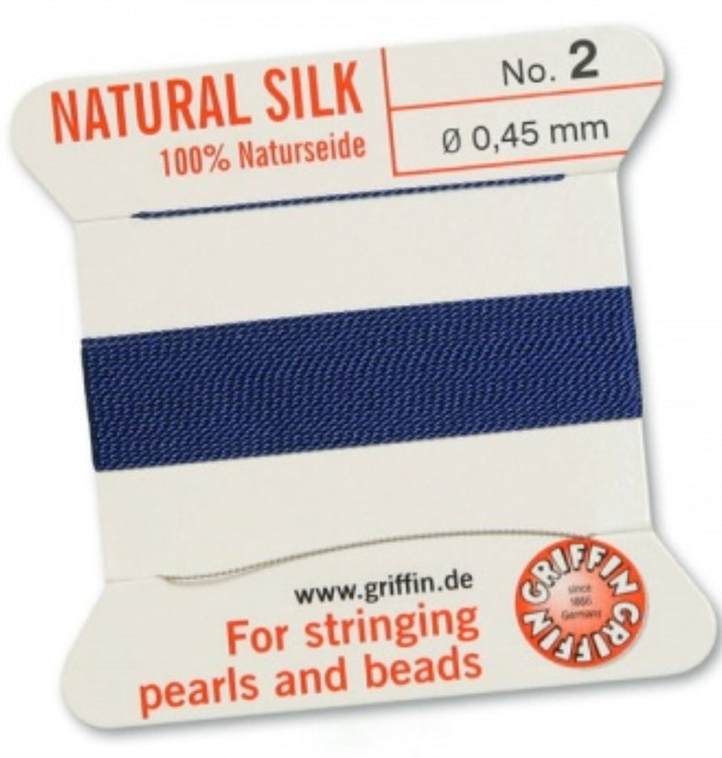 Silk Bead Cord Dark Blue #2 - Default Title