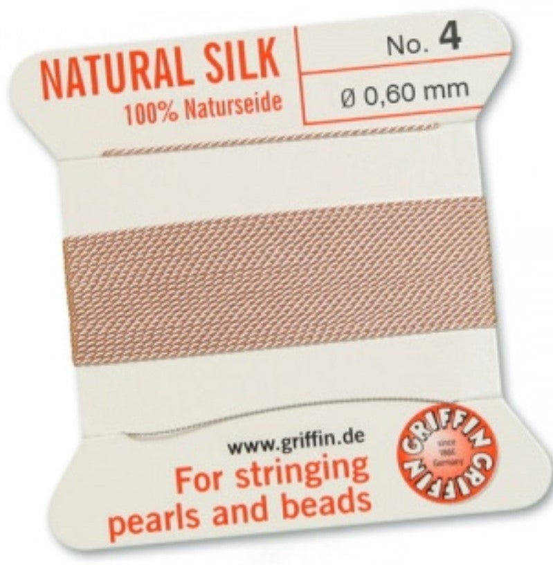 Silk Bead Cord Pink #4 - Default Title