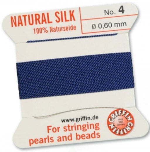 Silk Bead Cord Dark Blue #4 - Default Title