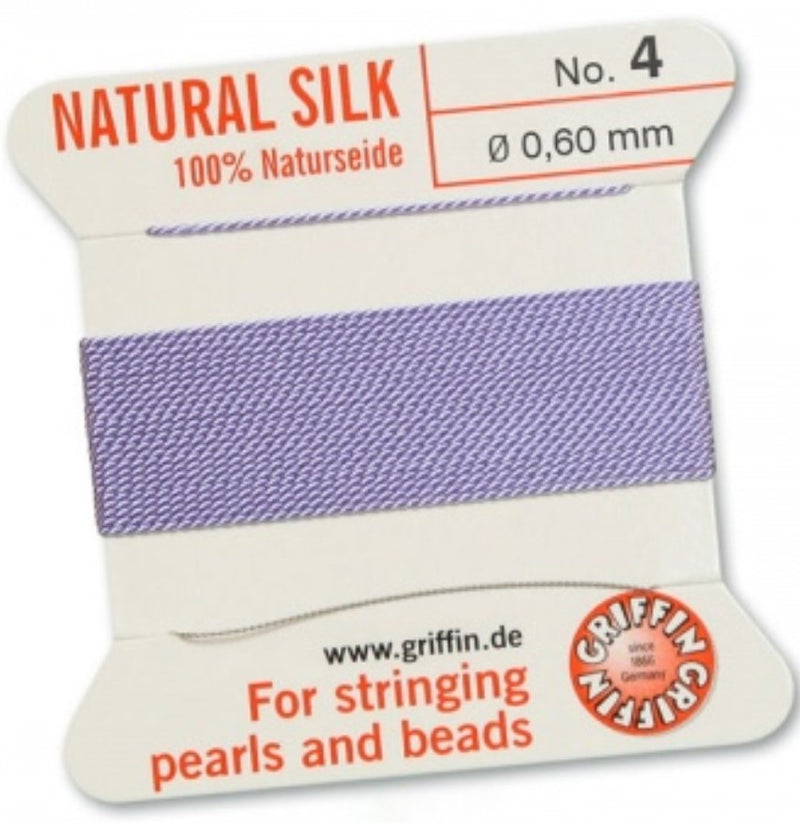 Silk Bead Cord Lilac #4 - Default Title