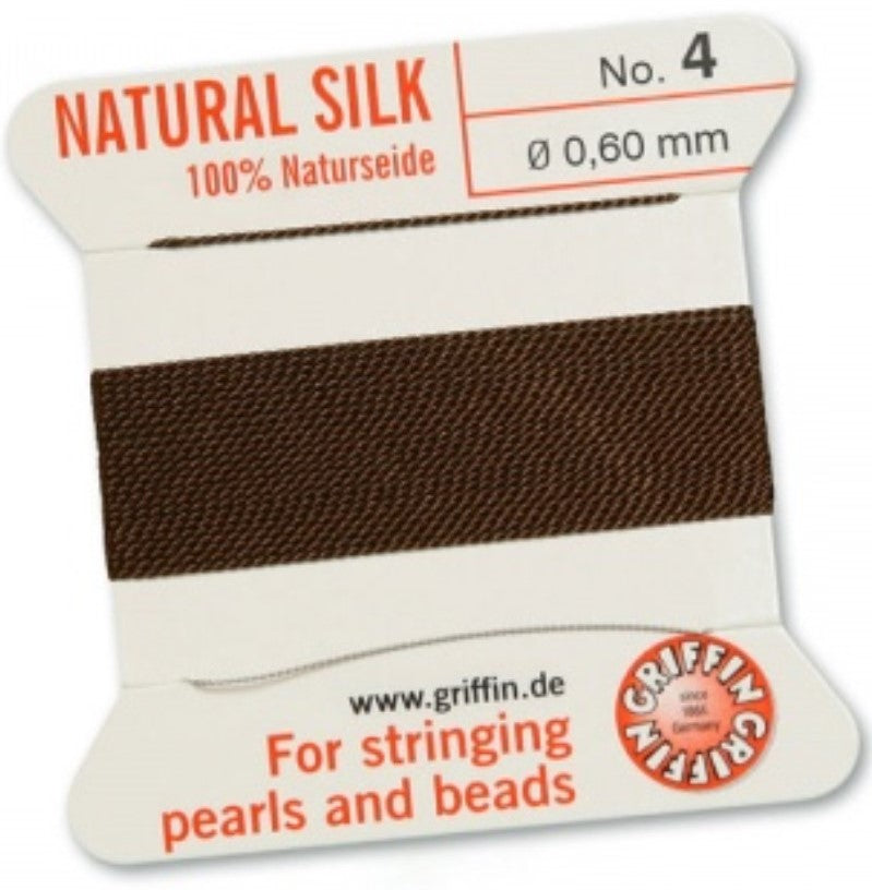 Silk Bead Cord Brown #4 - Default Title