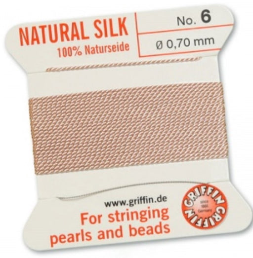 Silk Bead Cord Pink #6 - Default Title