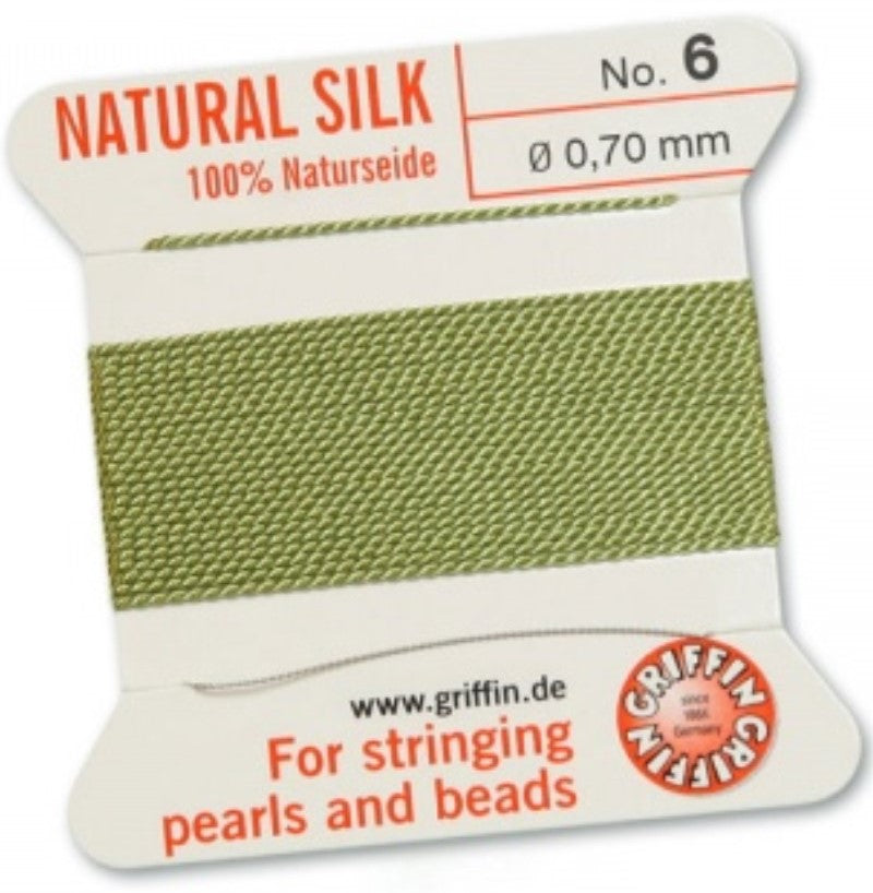 Silk Bead Cord Jade #6 - Default Title