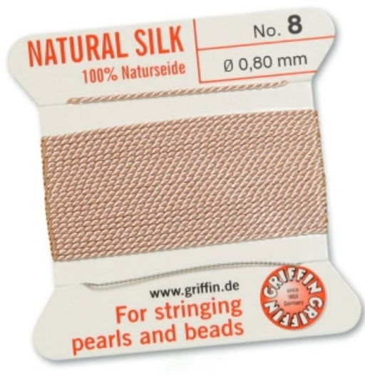 Silk Bead Cord Pink #8 - Default Title