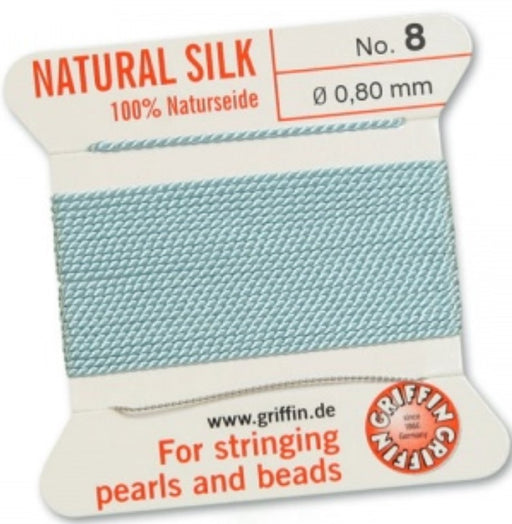 Silk Bead Cord Turquoise #8 - Default Title