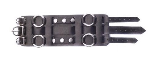 WB Mod Strap -Wide w/3 buckles - One Size - Black
