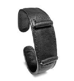 WB Leather Cuff - One Size - Black