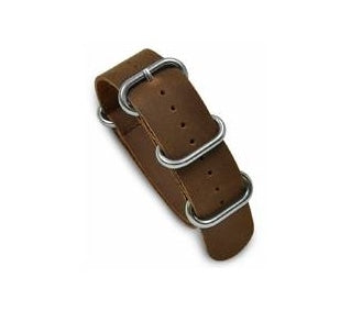 WB One-Piece NATO-Style Leather - One Size - Brown